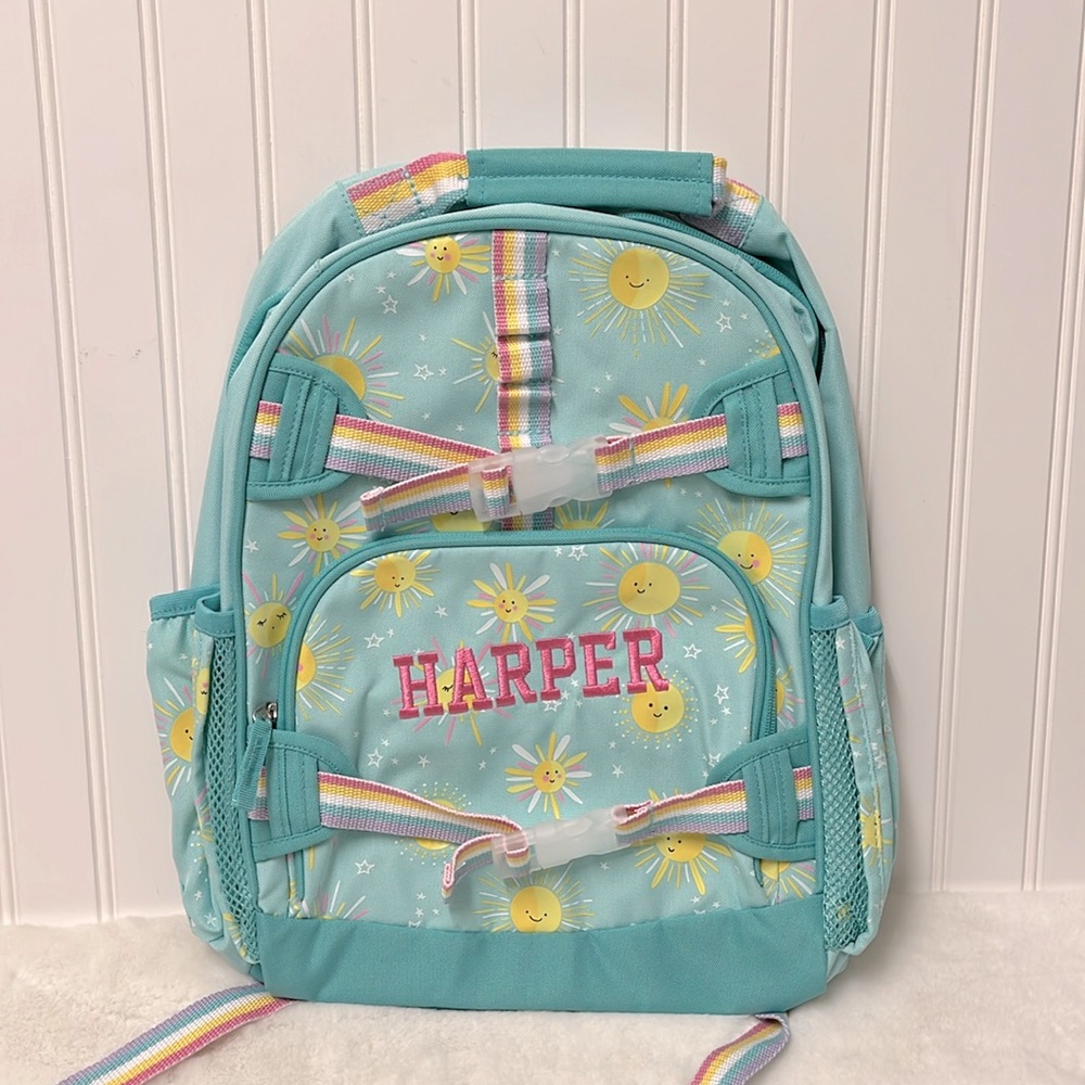 Pottery Barn Kids sunshine glow-in-the-dark MacKenzie backpack large
